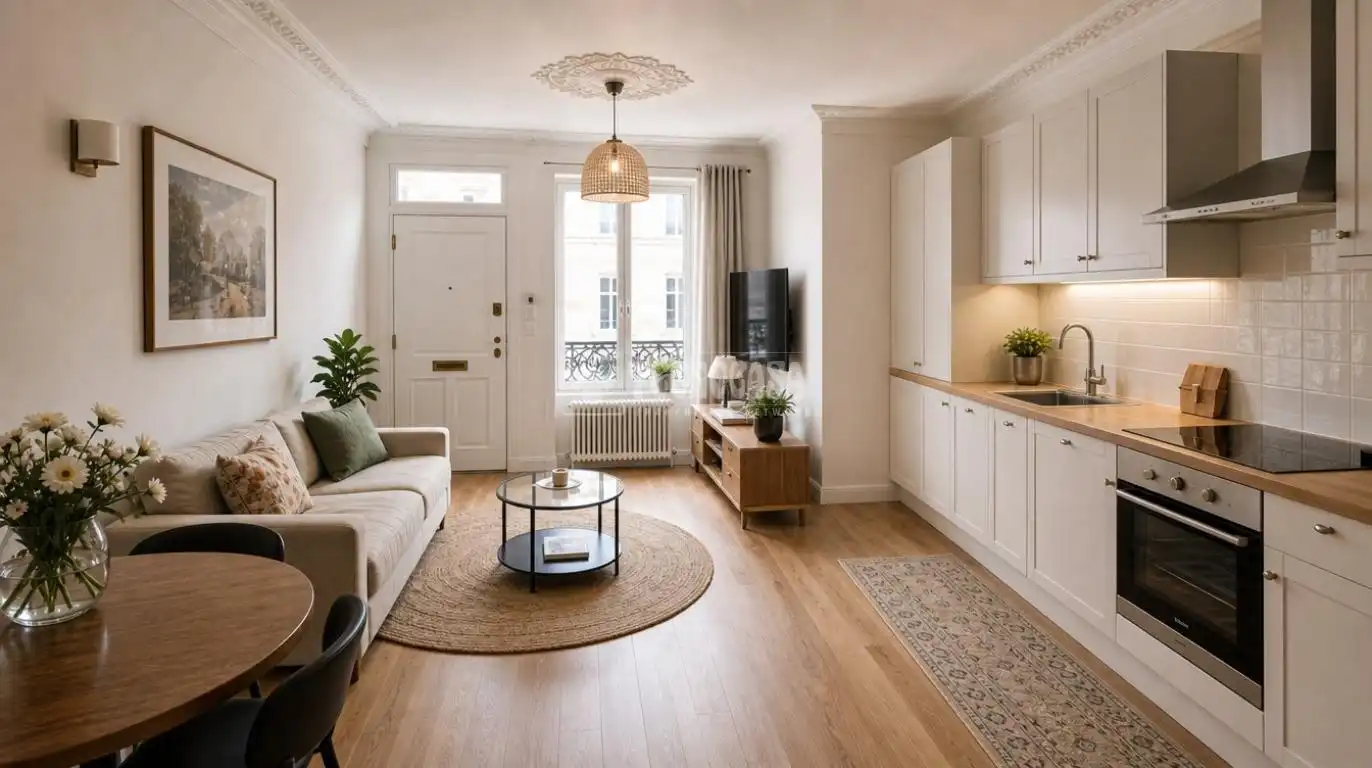 Sala d'estar de Casa o xalet en venda en Madrid