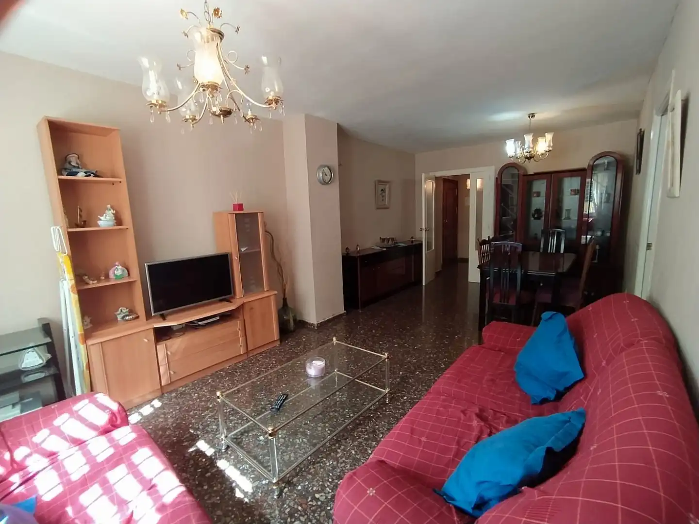 Sala d'estar de Pis de lloguer en Valdeastillas - Fuentezuelas