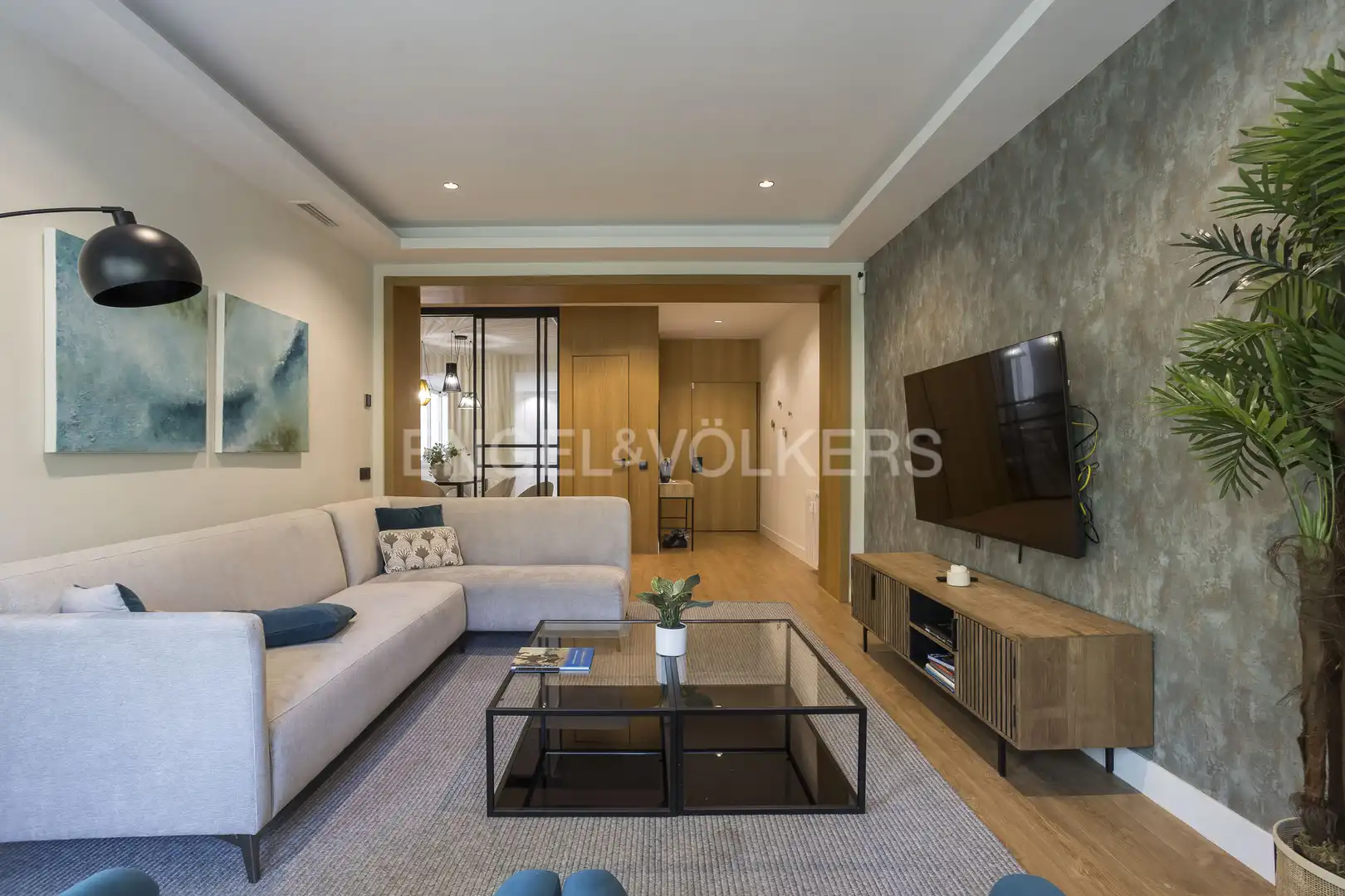 Sala de estar de Piso en venta en Madrid con Aire acondicionado, Calefacción y Parquet