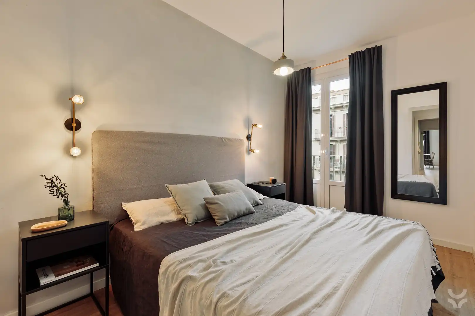 Bedroom of Apartments for rent in Barcelona  with Air Conditioner, Heating and Furnished
