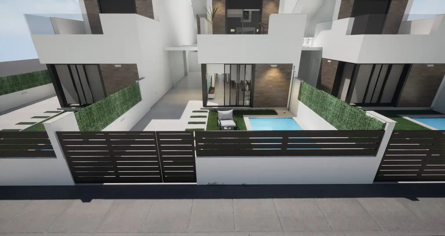 Terrassa de Casa o xalet en venda en Los Alcázares amb Aire condicionat, Jardí privat i Terrassa
