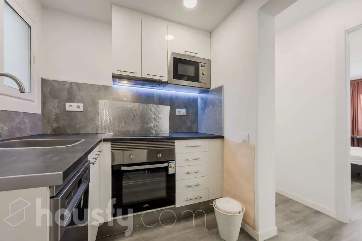 Cocina de Piso en venta en Barcelona con Aire acondicionado, Calefacción y Parquet