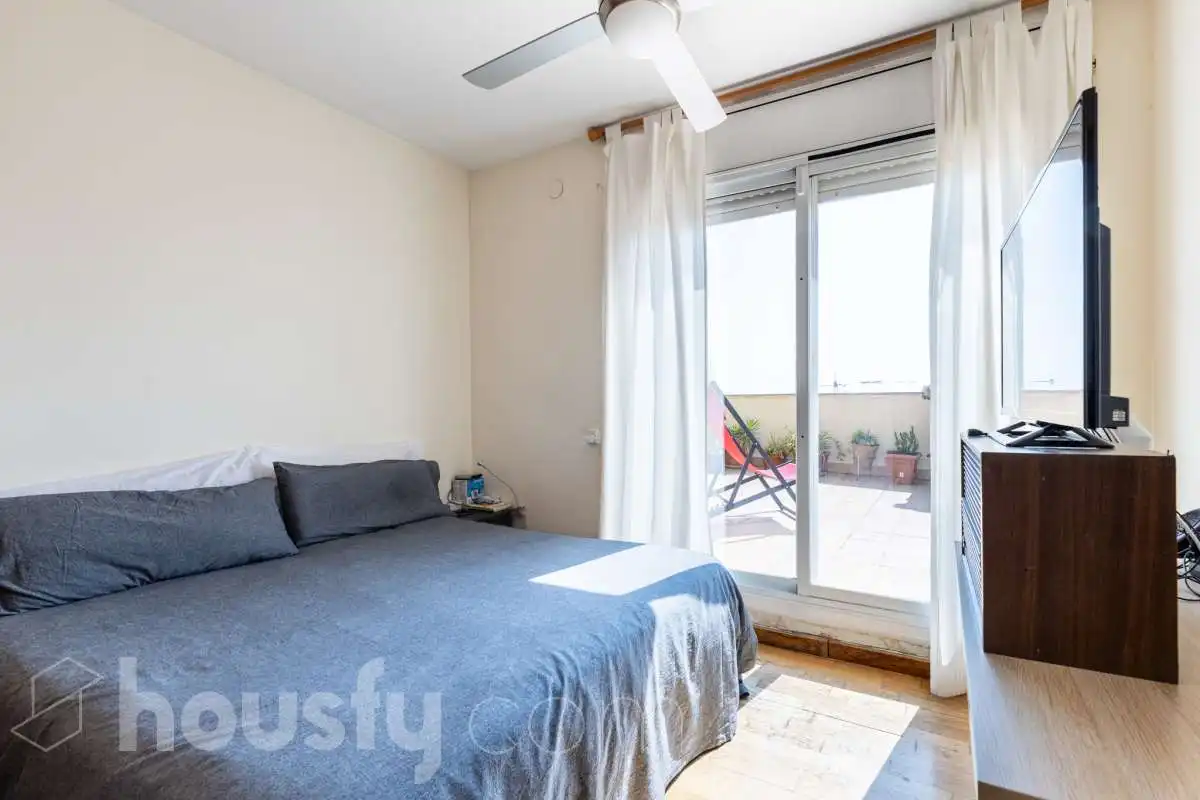 Schlafzimmer von Wohnung zum Verkauf in El Prat de Llobregat mit Klimaanlage, Terrasse und Balkon