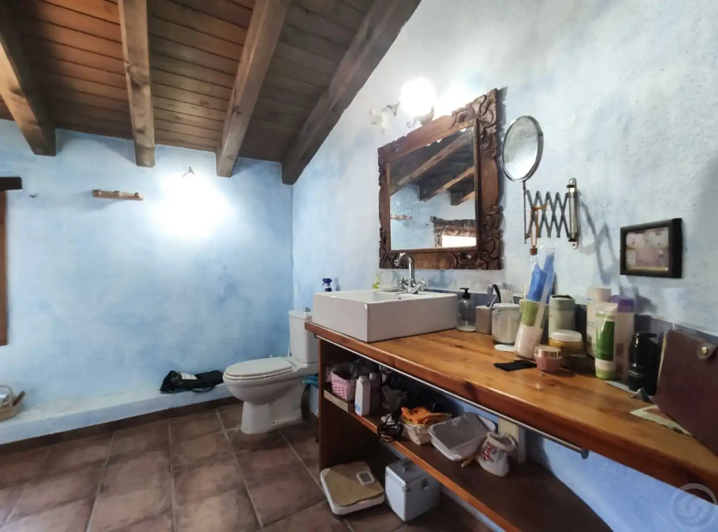 Bathroom of Houses for sale in La Vall de Bianya  with Heating, Terrace and Storage room