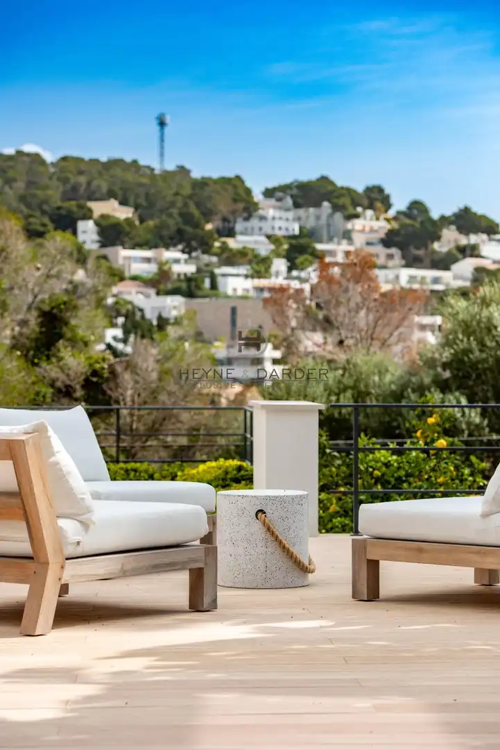 Terraza de Casa o chalet en venta en Calvià con Aire acondicionado, Jardín privado y Piscina