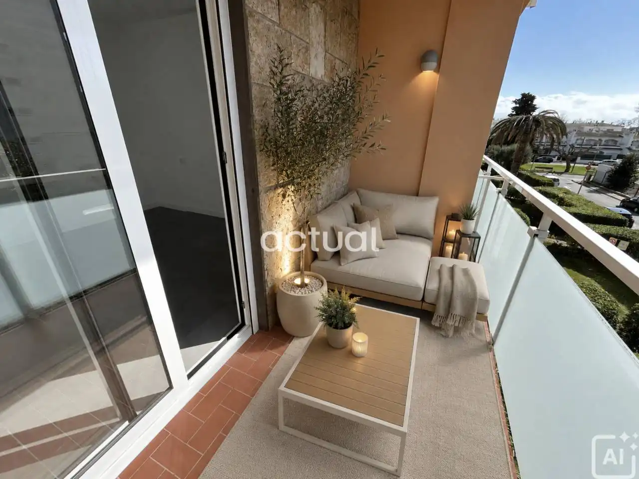 Terrasse von Wohnungen zum Verkauf in Castell d'Aro, Platja d'Aro i s'Agaró mit Balkon und Alarm