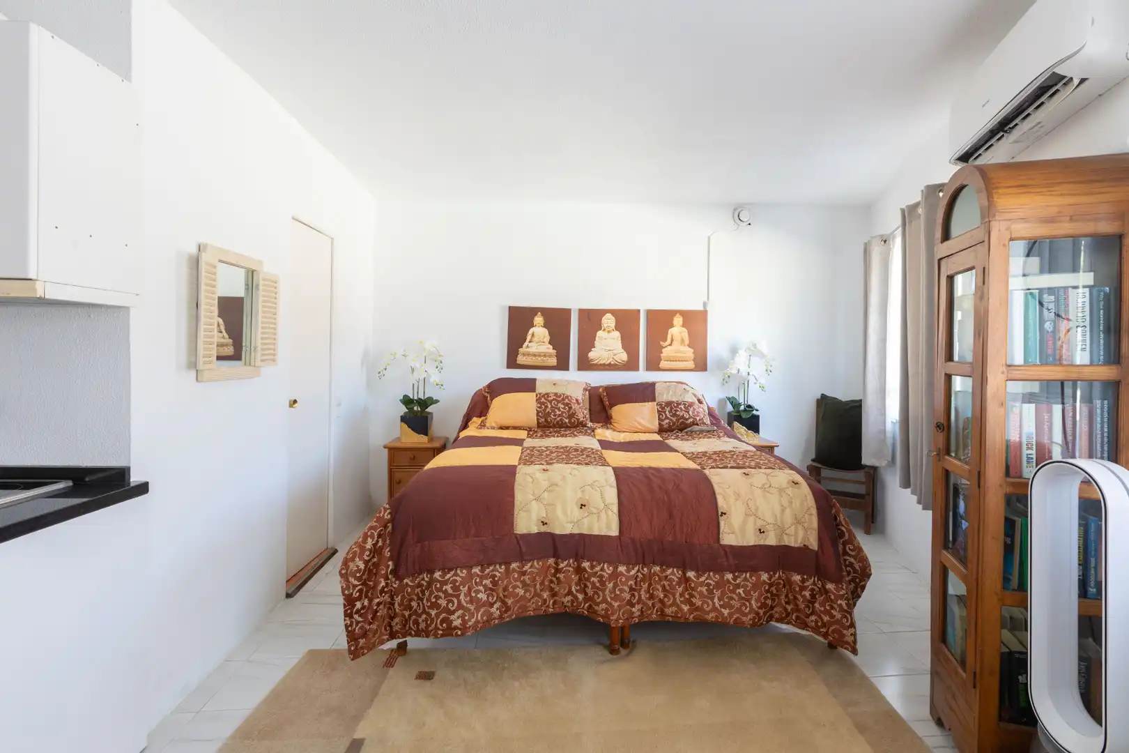 Dormitori de Casa o xalet en venda en La Nucia amb Aire condicionat, Jardí privat i Terrassa