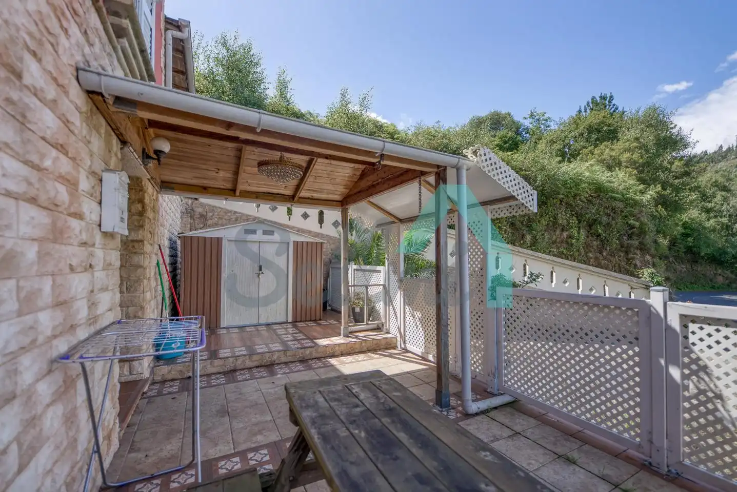 Terrace of Houses for sale in Coaña  with Heating, Terrace and Furnished