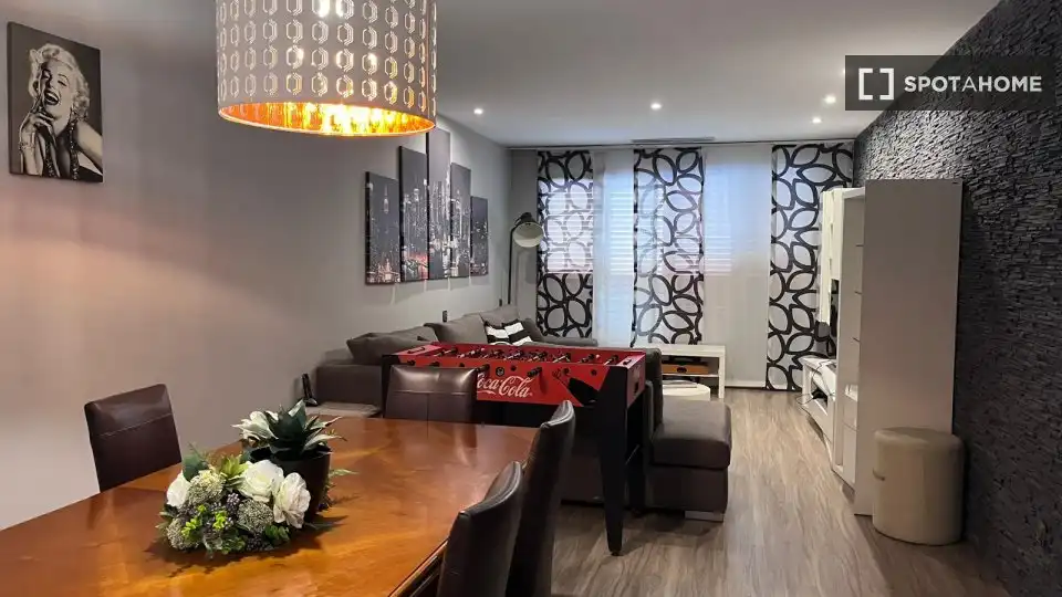 Esszimmer von Wohnung zur Miete in Valencia mit Klimaanlage, Heizung und Möbliert