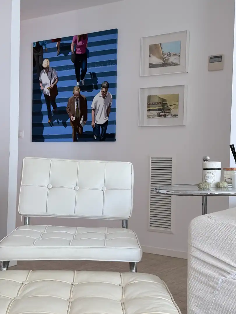 Sala d'estar de Pis en venda en Santa Eulària des Riu amb Aire condicionat, Calefacció i Terrassa
