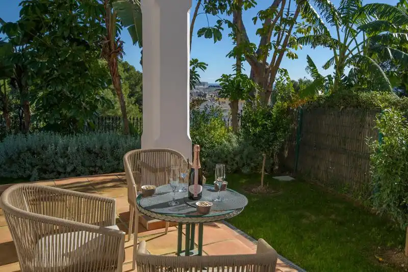 Terrace of Houses for rent in Marbella  with Air Conditioner, Heating and Private garden