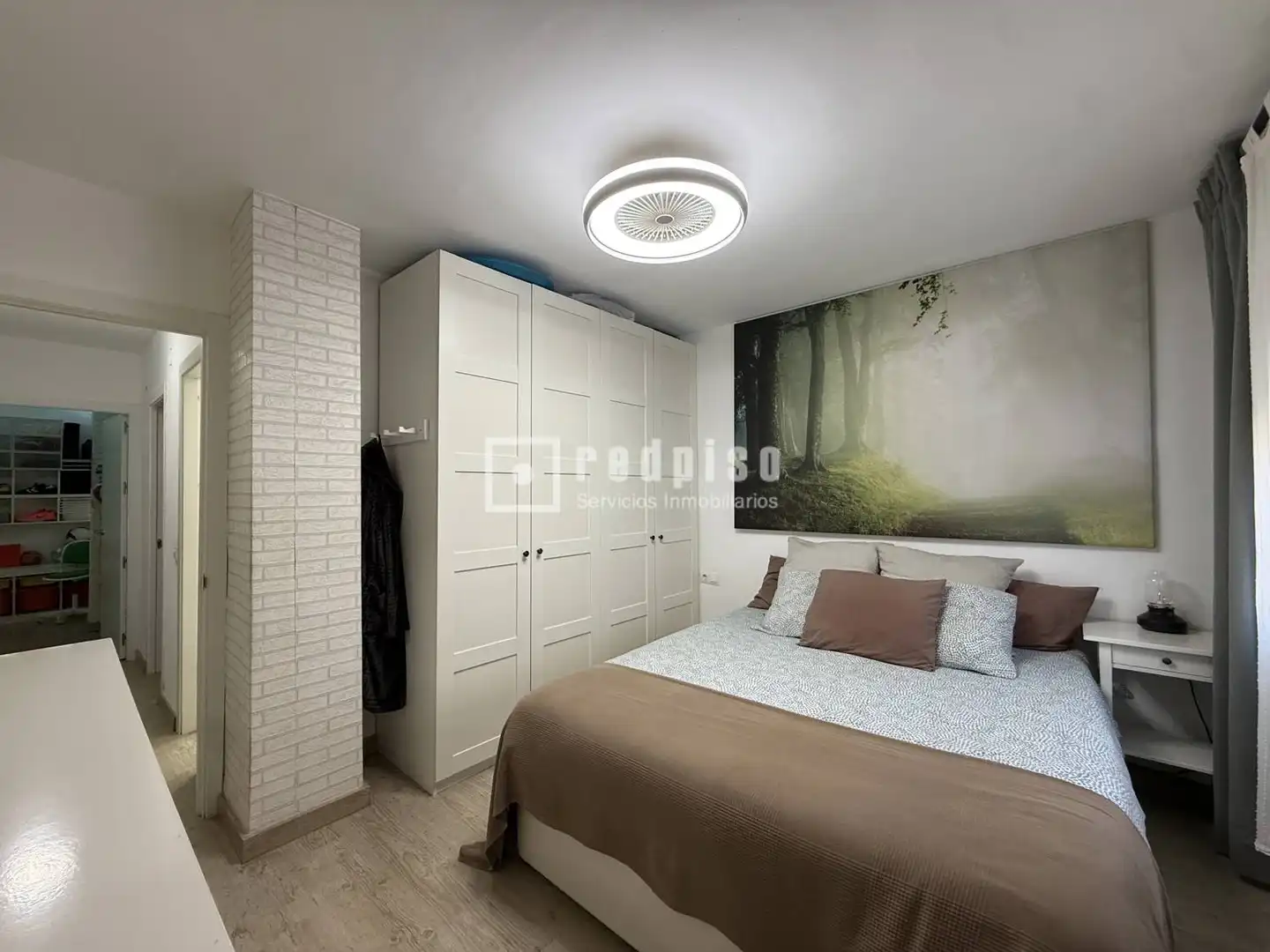 Bedroom of Flat for sale in Málaga