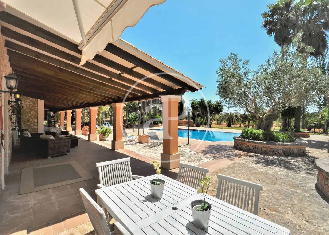 Terraza de Casa o chalet en venta en Binissalem con Aire acondicionado, Calefacción y Jardín privado