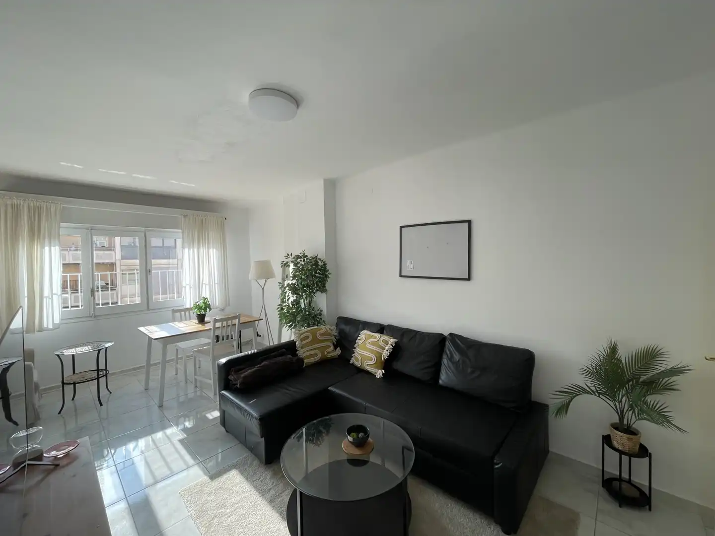 Sala de estar de Piso en venta en Salt con Amueblado