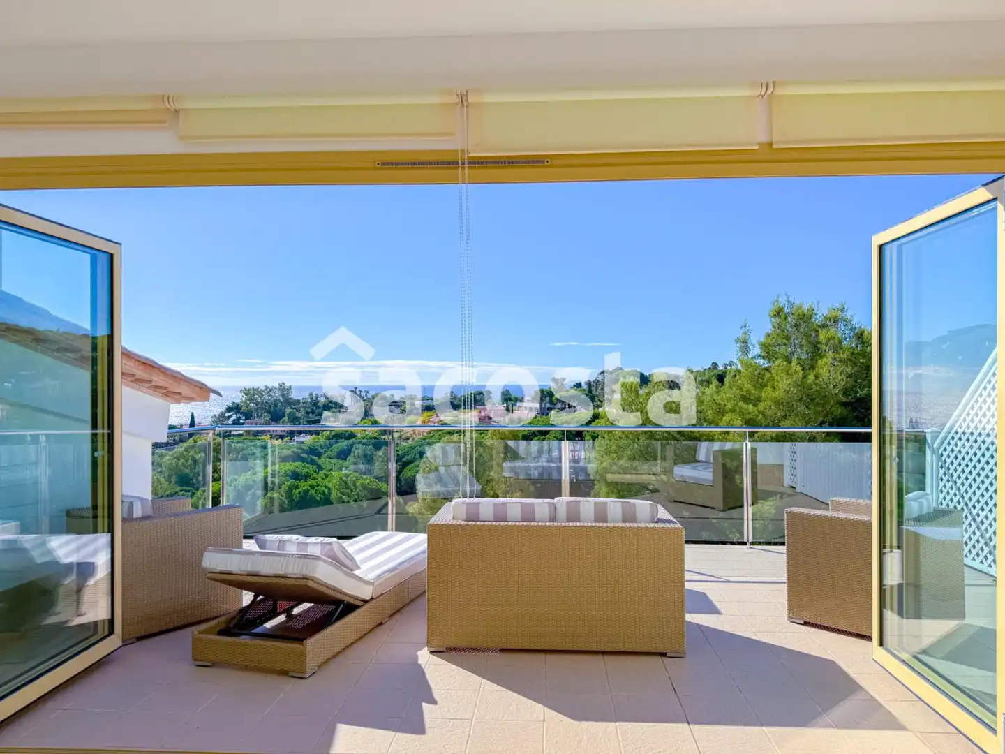 Terraza de Casa o chalet en venta en Blanes con Terraza, Piscina y Amueblado