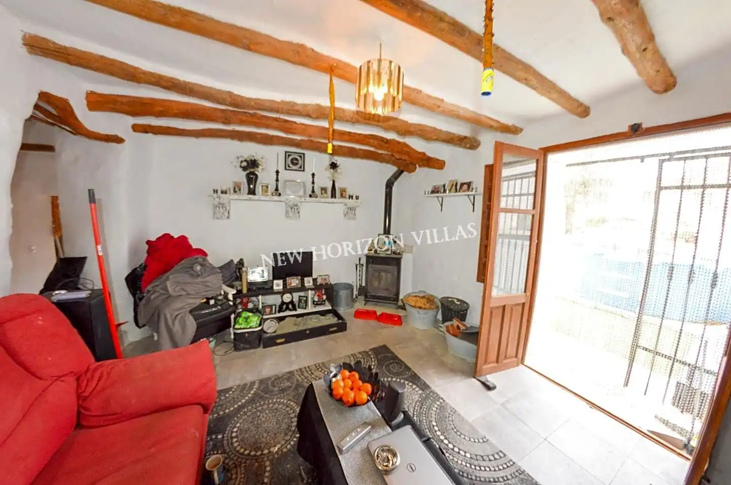 Sala de estar de Casa o chalet en venta en Cantoria con Jardín privado, Terraza y Trastero