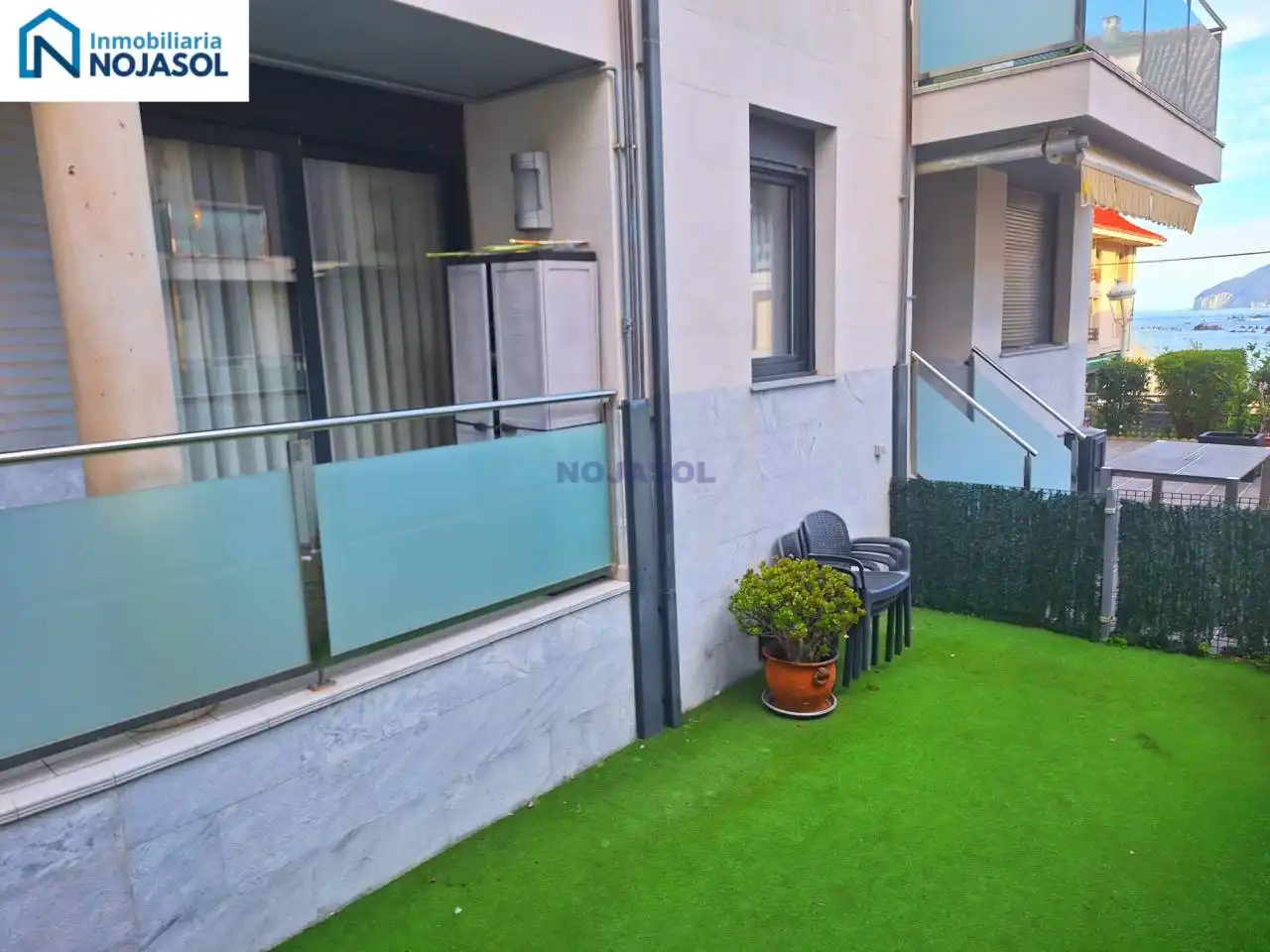 Terrasse von Wohnungen zur Miete in Noja mit Heizung, Privatgarten und Terrasse