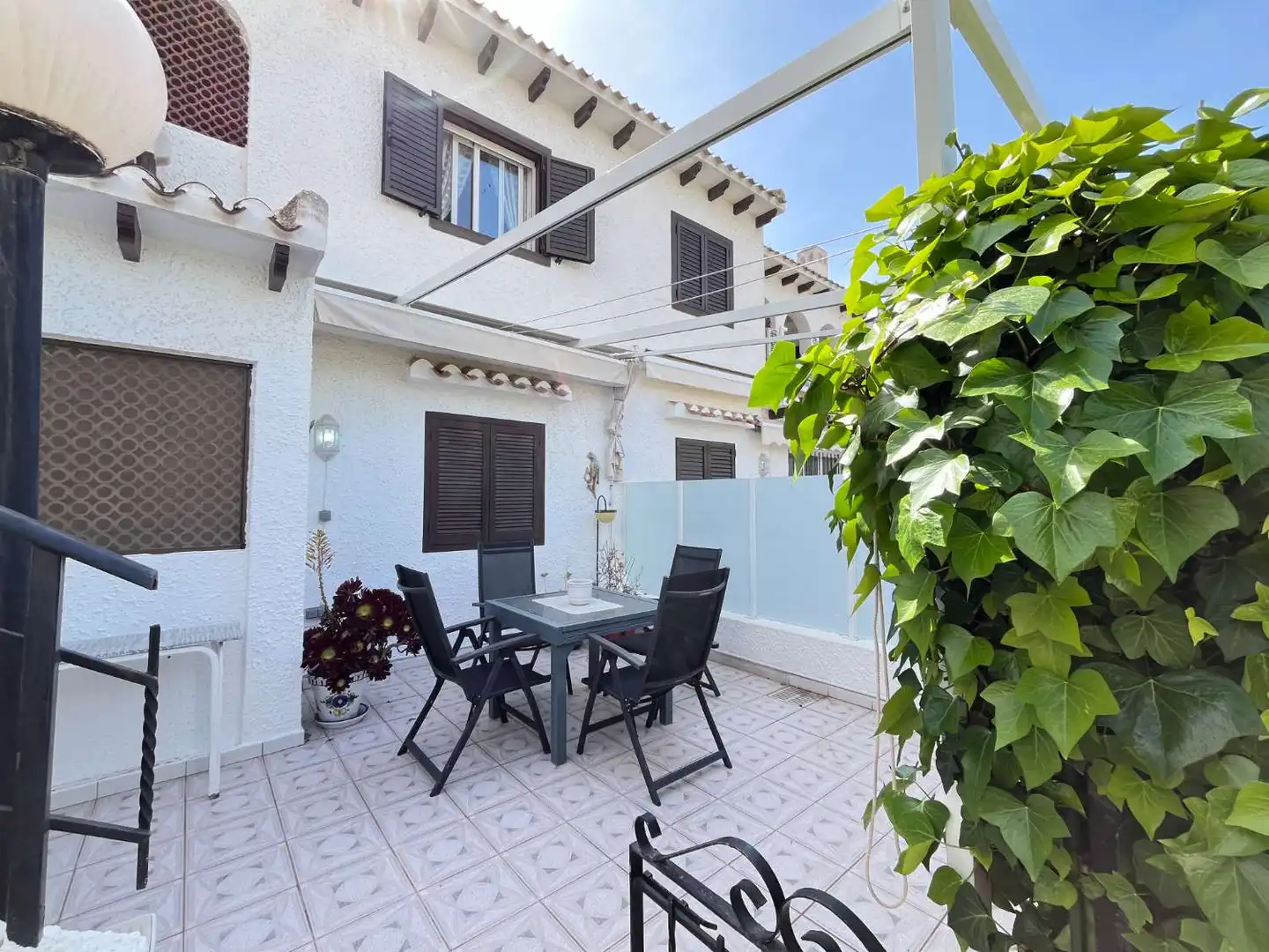 Terrasse von Wohnungen zum Verkauf in Orihuela mit Klimaanlage, Heizung und Schwimmbad