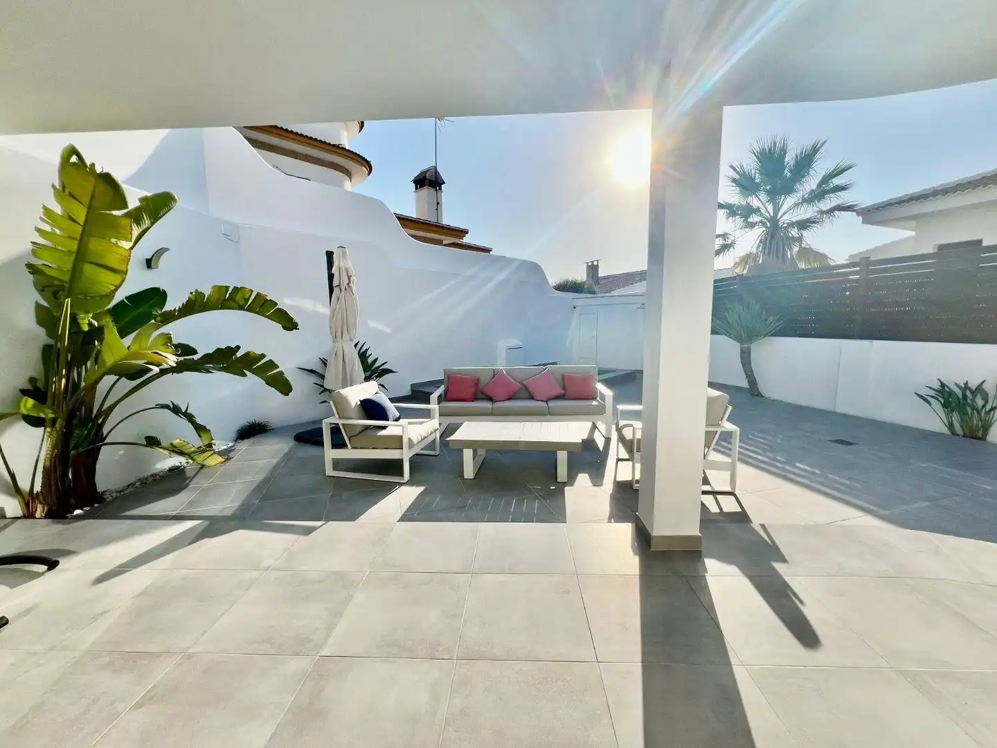Terrace of Houses for rent in Almonte  with Air Conditioner, Private garden and Terrace