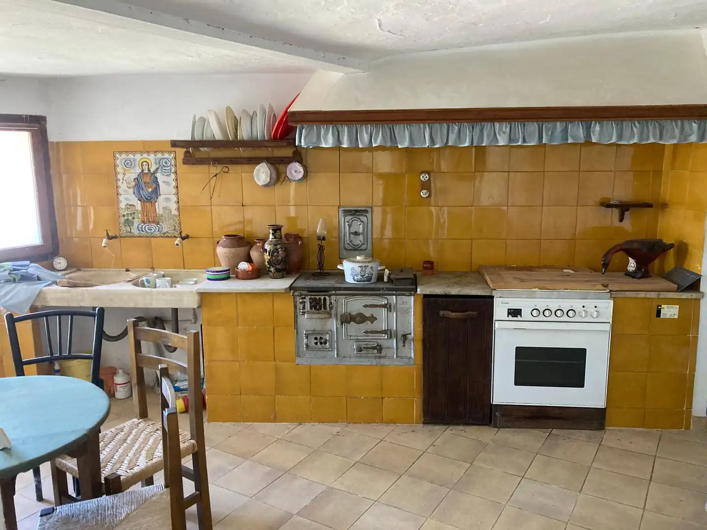 Cocina de Casa o chalet en venta en Valdealgorfa con Calefacción, Jardín privado y Terraza