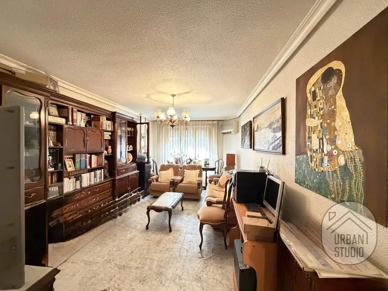 Living room of Flat for sale in Elda  with Heating