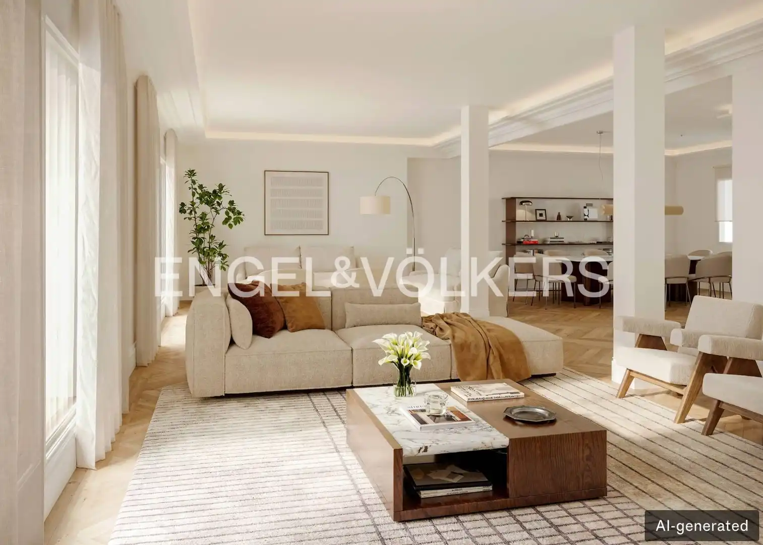Penthouse mit Aufzug zum Verkauf in Barrio de Salamanca, imagen 2
