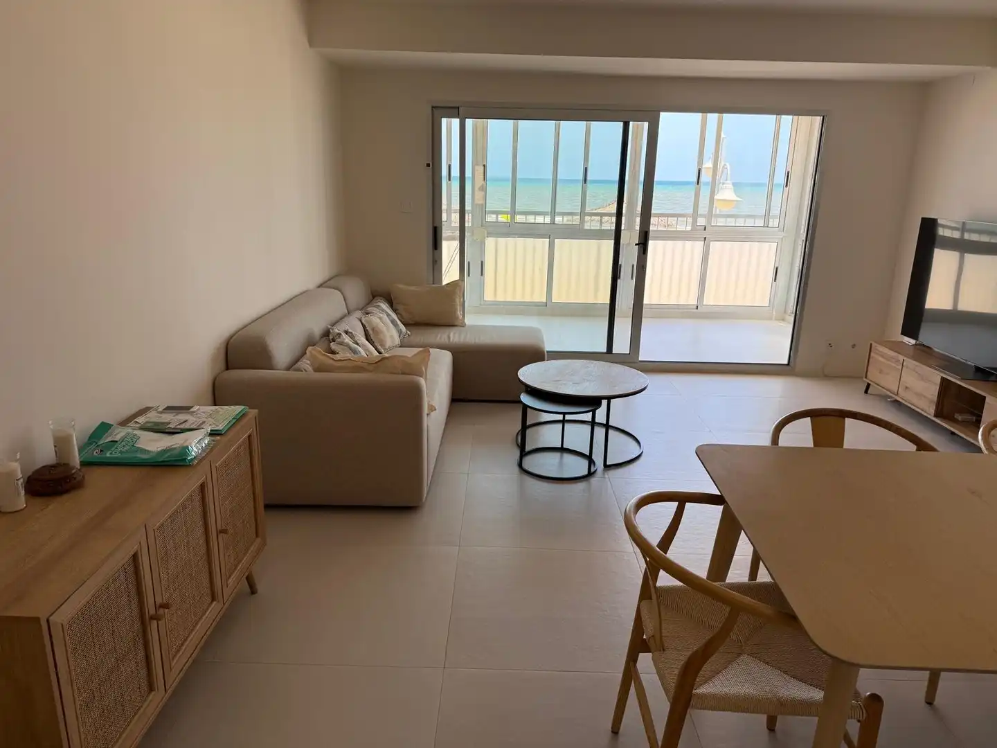 Wohnzimmer von Wohnung zur Miete in Valencia mit Klimaanlage, Terrasse und Möbliert