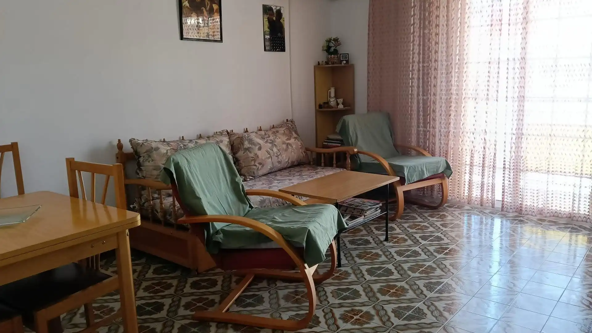Sala de estar de Piso en venta en Cunit con Aire acondicionado, Amueblado y Horno