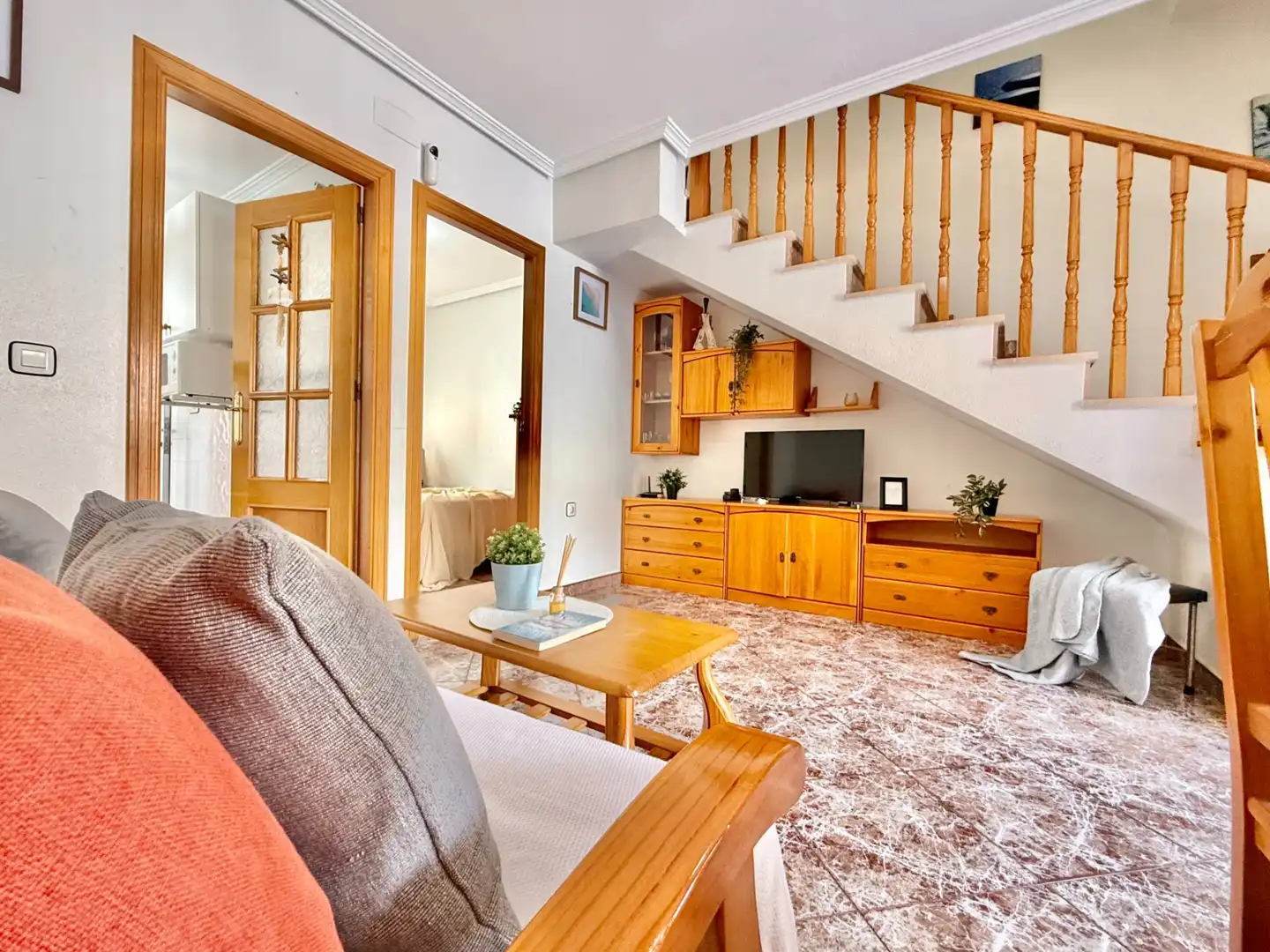 Sala de estar de Casa o chalet en venta en San Pedro del Pinatar con Jardín privado, Terraza y Trastero