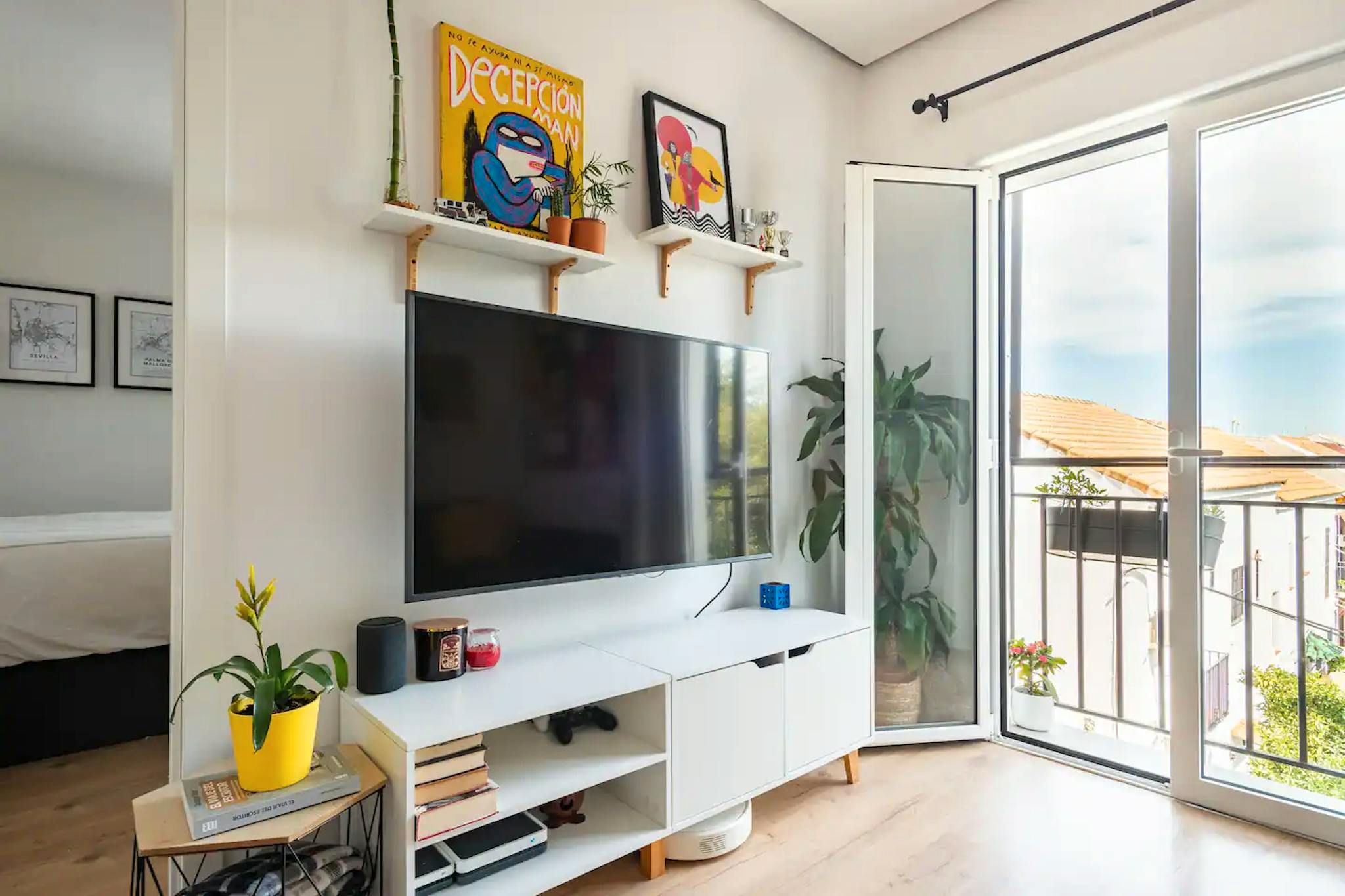 Living room of Flat to rent in  Sevilla Capital  with Air Conditioner, Heating and Furnished