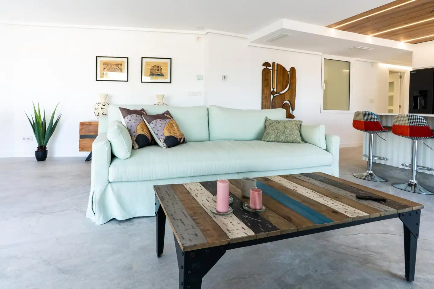Living room of Flat for sale in Santa Pola  with Air Conditioner, Heating and Terrace