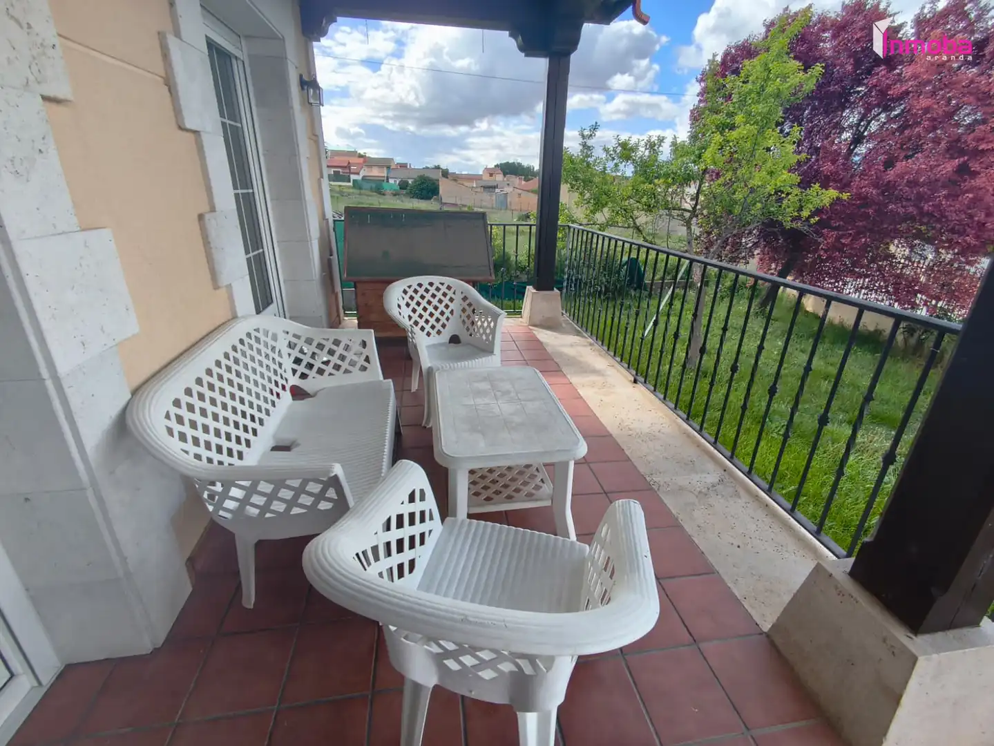 Terrace of Houses for sale in Milagros  with Heating, Private garden and Parquet flooring