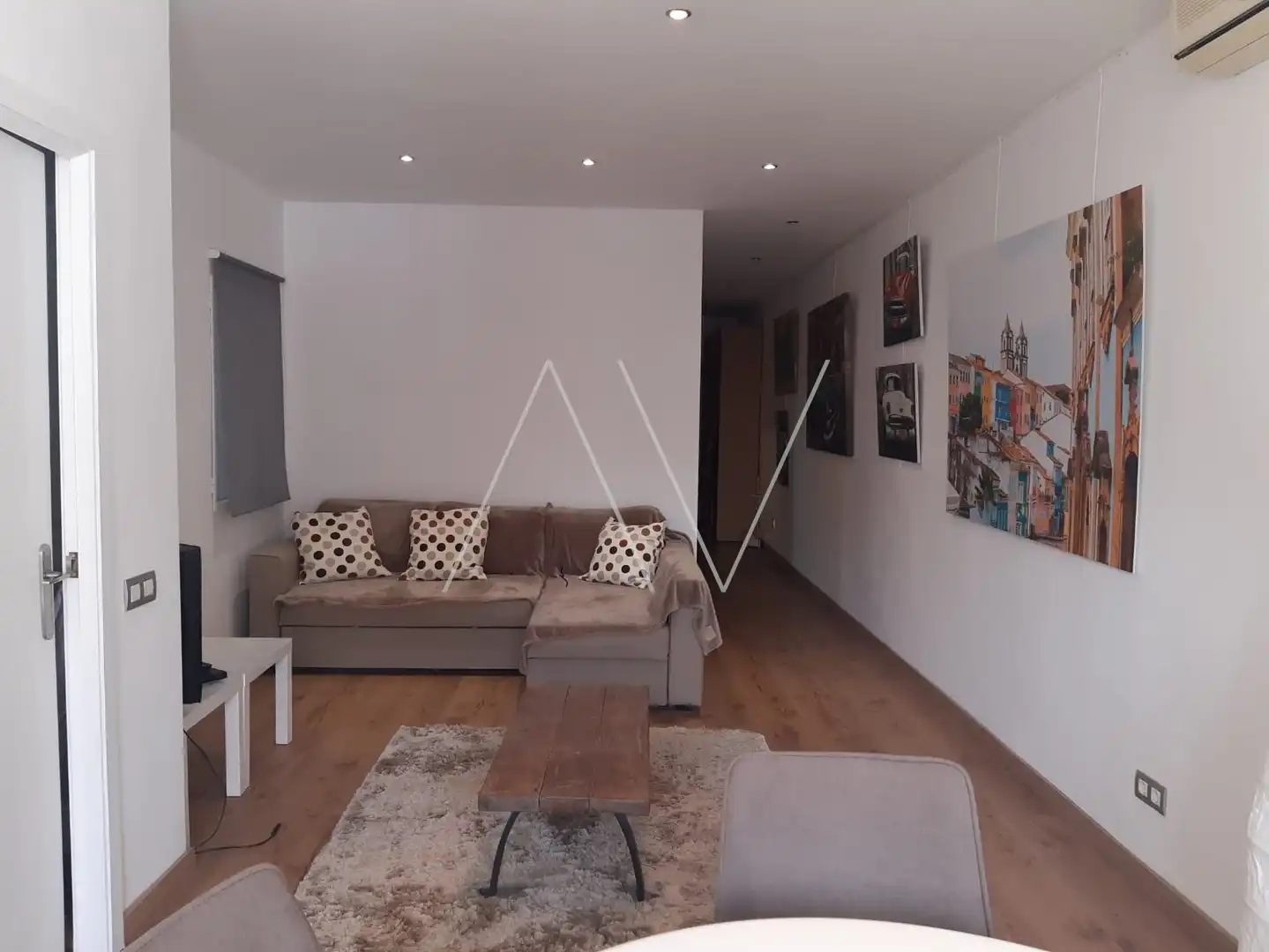 Sala de estar de Piso en venta en Barcelona con Aire acondicionado, Calefacción y Amueblado