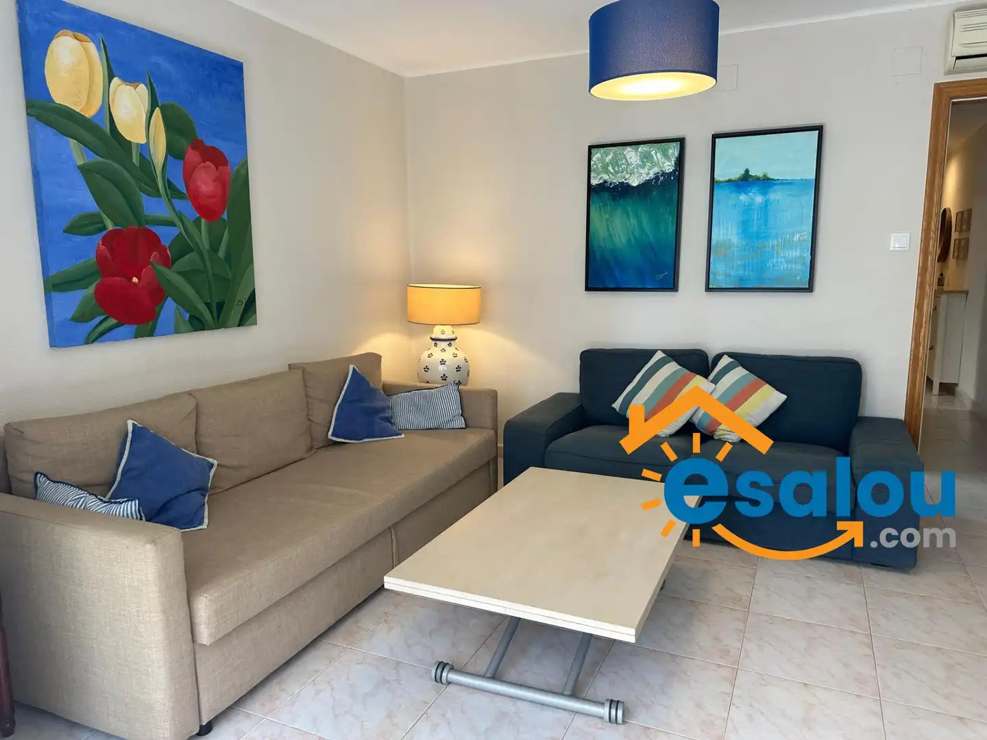 Sala de estar de Apartamento en venta en Salou con Aire acondicionado y Calefacción