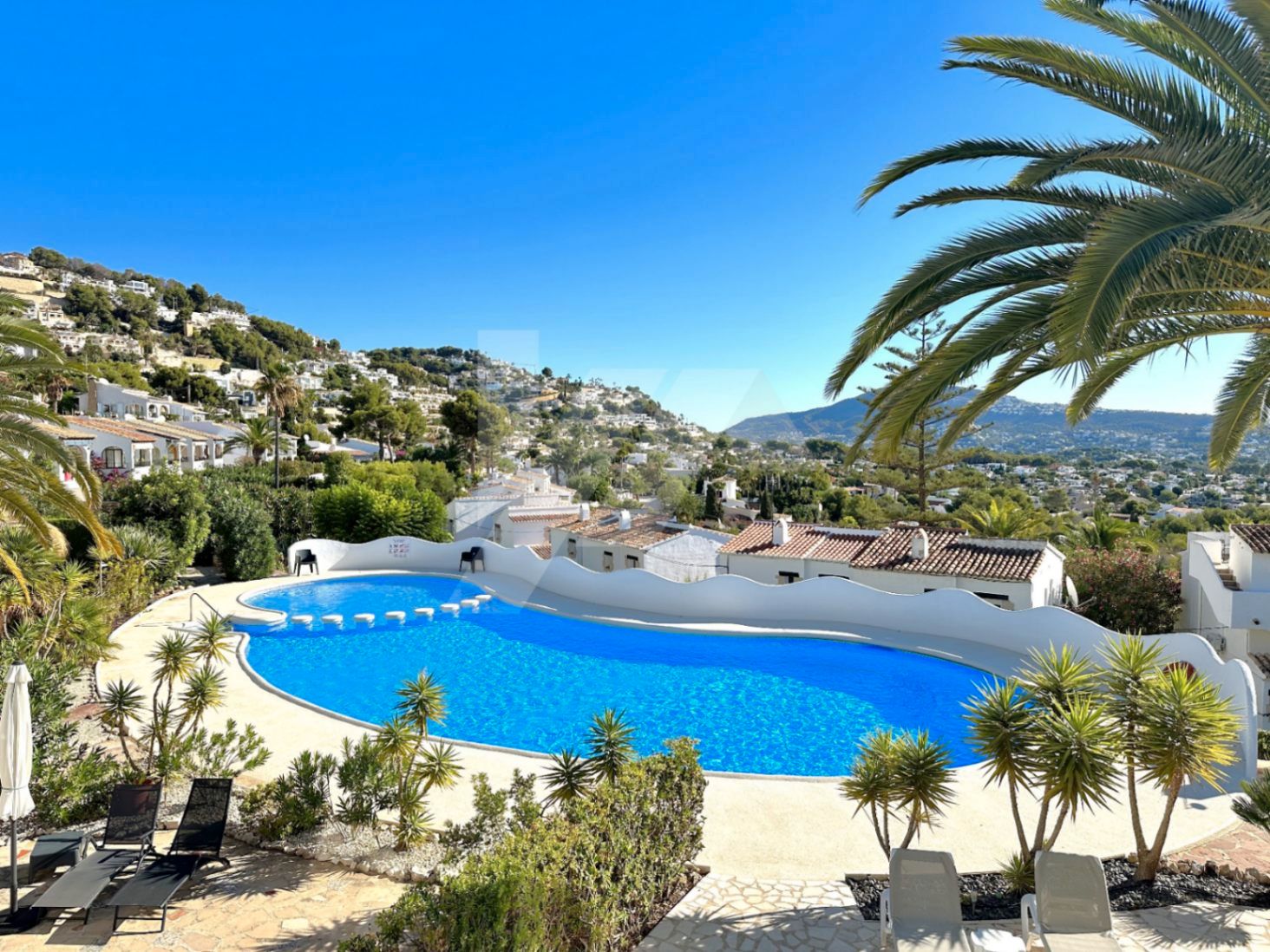 Vista exterior de Casa o chalet en venta en Moraira con Aire acondicionado, Calefacción y Jardín privado