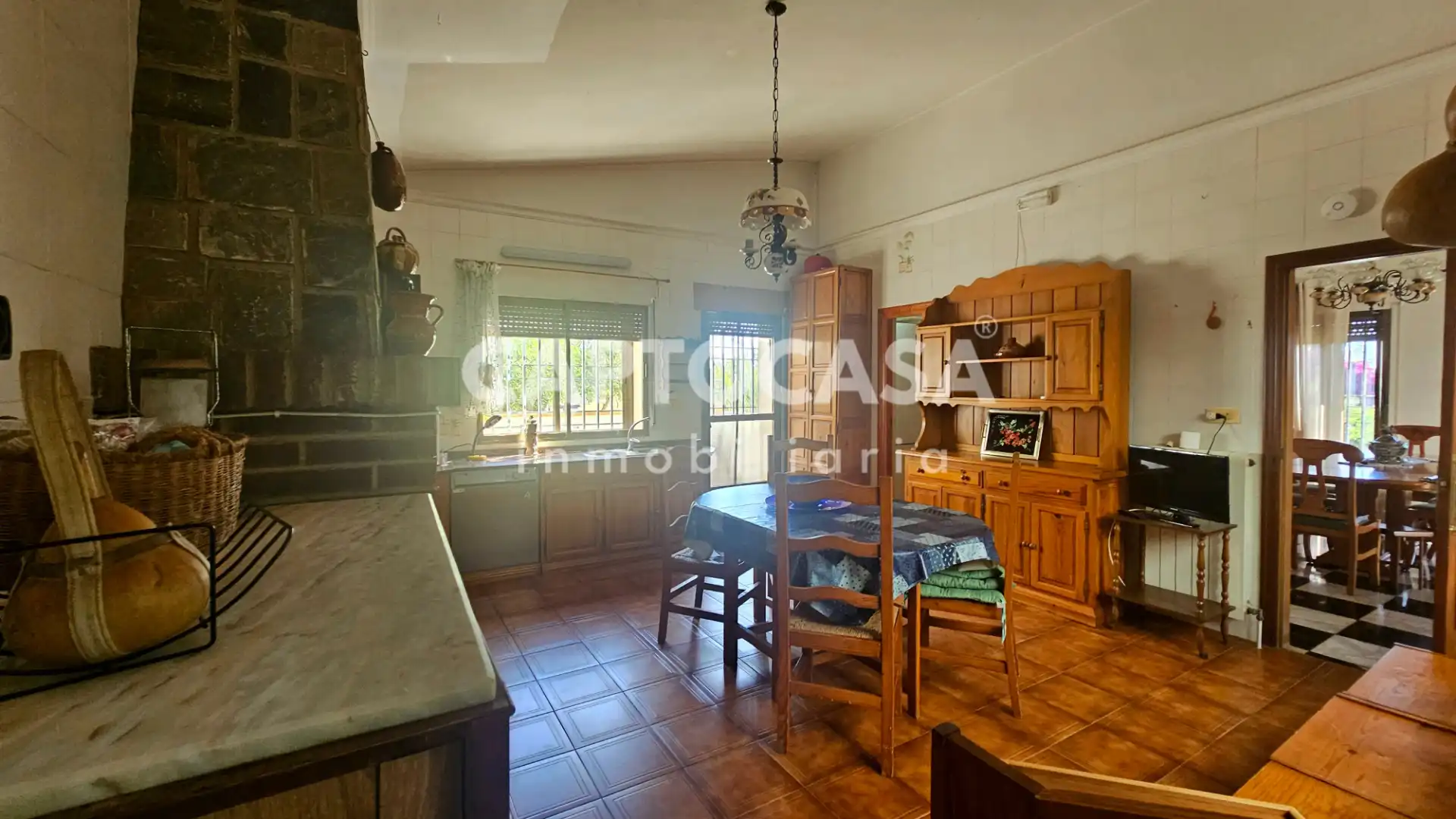 Küche von Country house zum Verkauf in Cartagena mit Klimaanlage, Heizung und Privatgarten