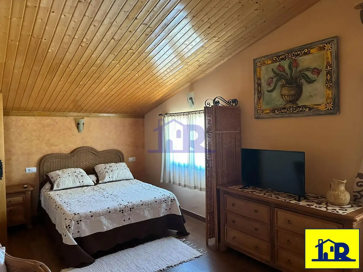 Bedroom of Houses for sale in Villar de Olalla  with Heating, Terrace and Storage room