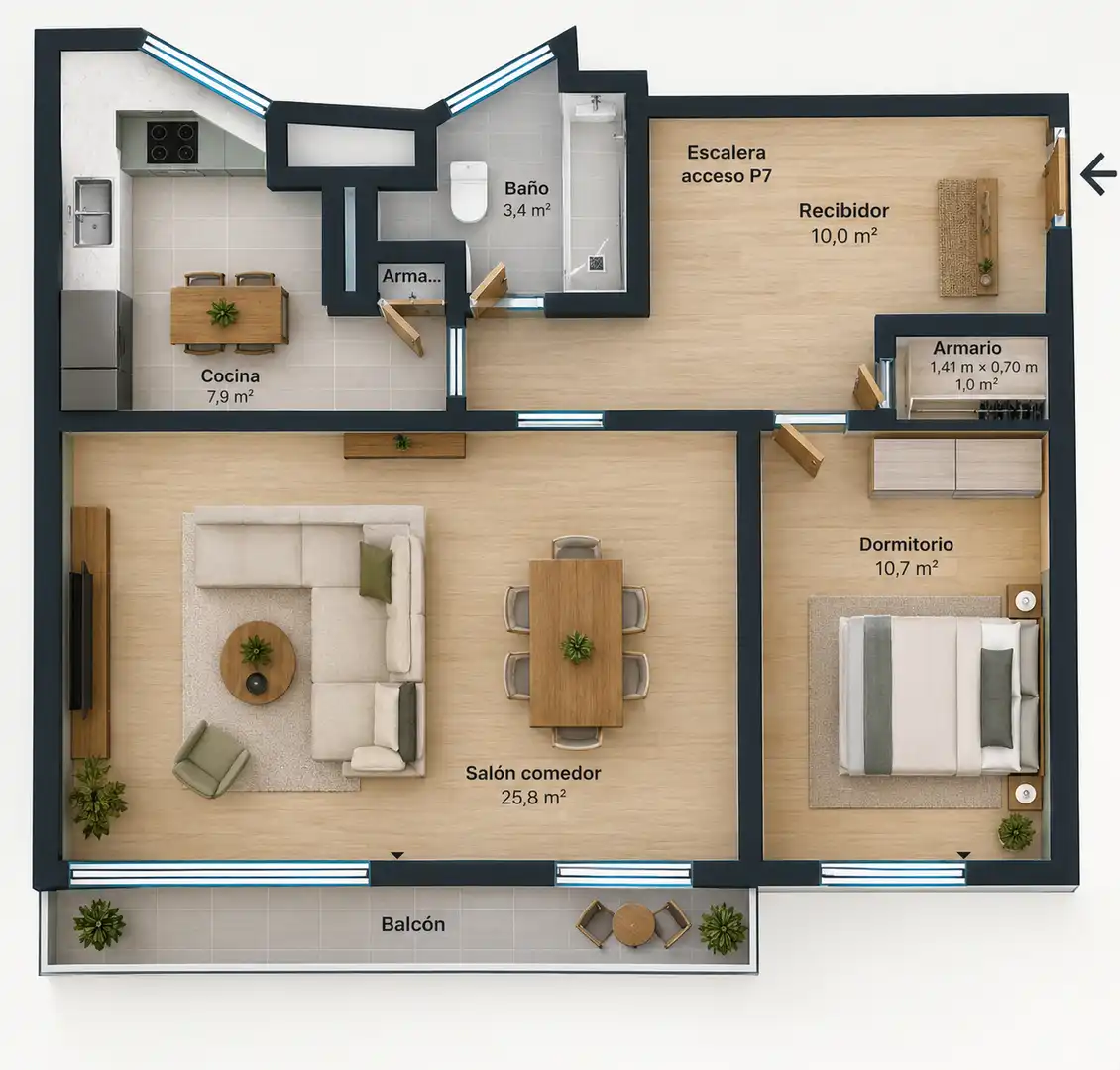 Maisonette mit Aufzug zum Verkauf in José Miguel de Barandiarán, imagen 30