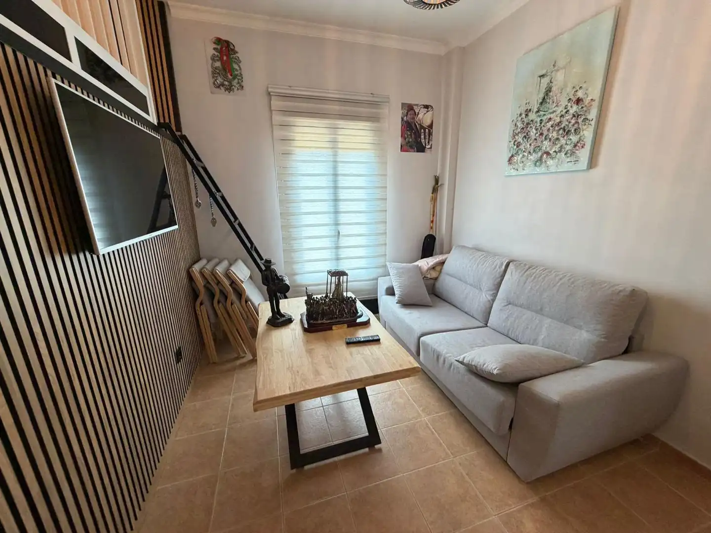 Sala de estar de Apartamento de alquiler en Almonte con Aire acondicionado y Amueblado
