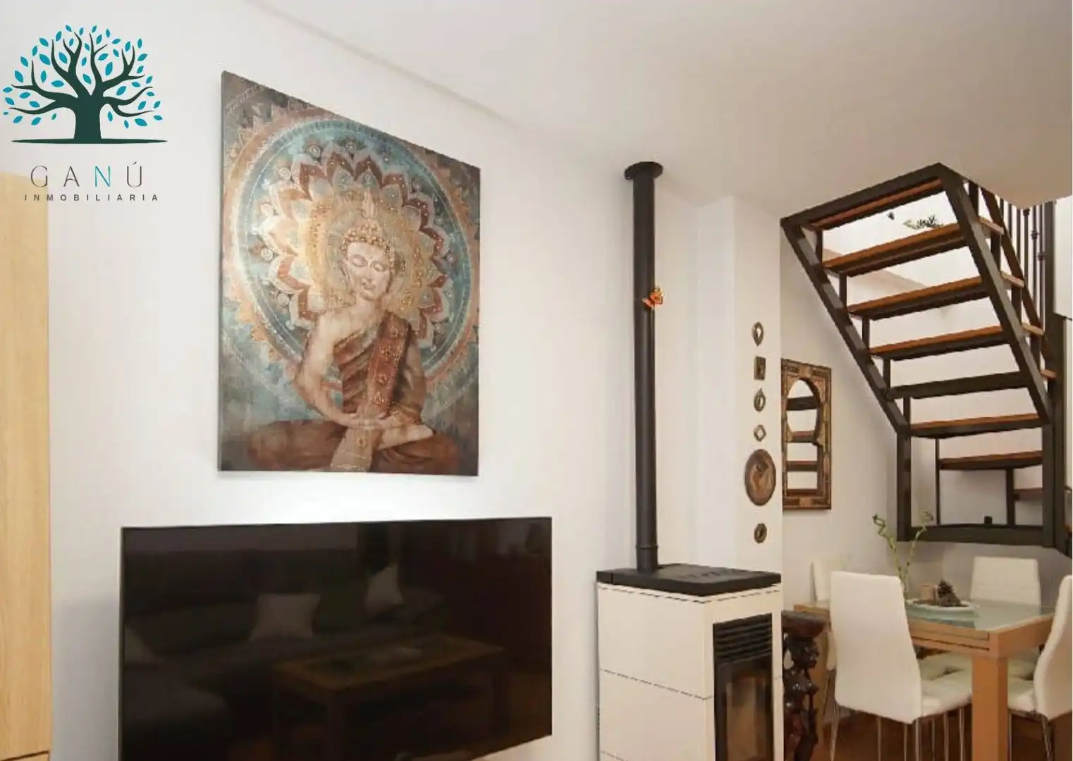 Sala de estar de Ático en venta en Mazarrón con Aire acondicionado, Terraza y Balcón