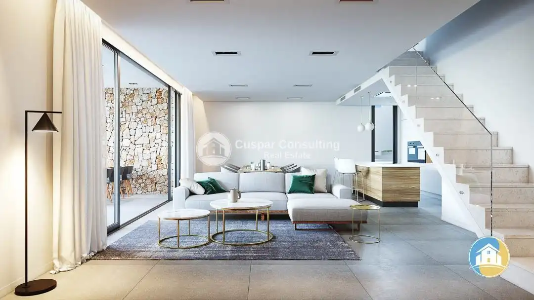 Sala de estar de Casa o chalet en venta en Pilar de la Horadada con Aire acondicionado, Calefacción y Terraza