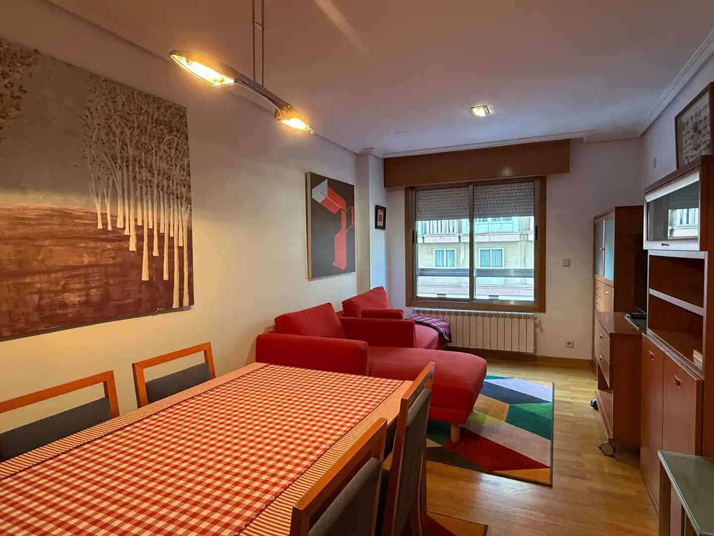 Sala d'estar de Pis de lloguer en A Coruña Capital  amb Calefacció