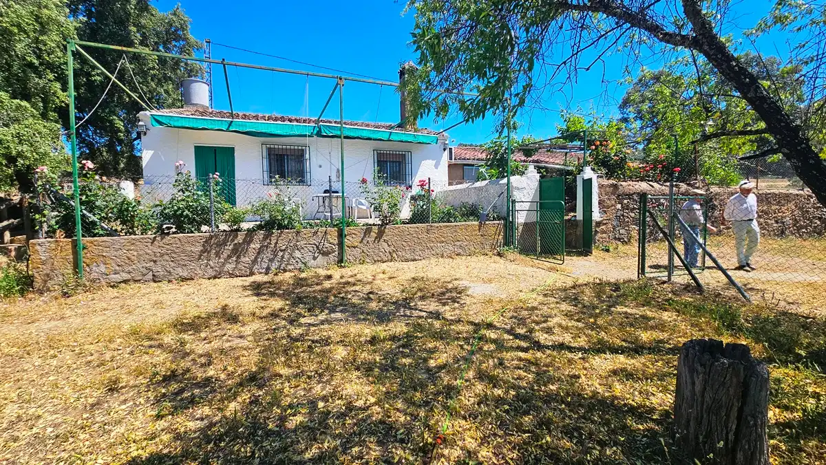 Vista exterior de Casa o chalet en venta en Higuera de la Sierra con Aire acondicionado, Jardín privado y Terraza