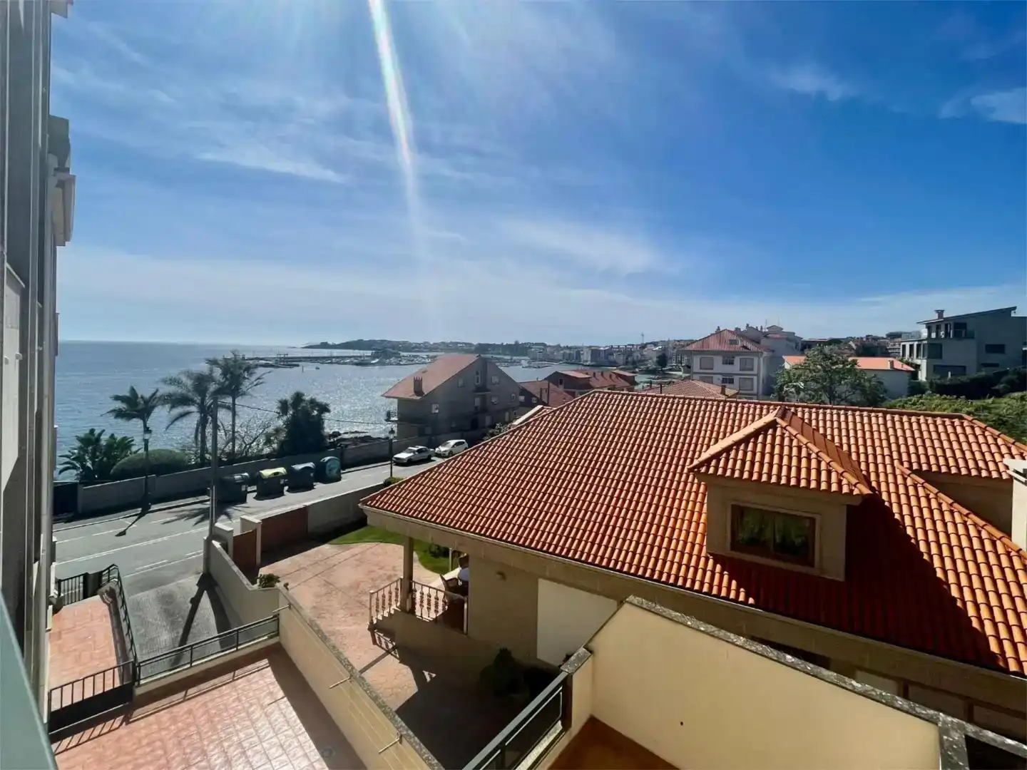 Terrassa de Apartament de lloguer en Sanxenxo pueblo
