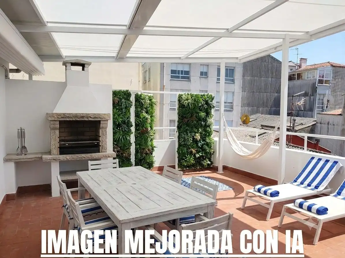 Terrasse von Einfamilien-Reihenhaus zum Verkauf in Sada (A Coruña)