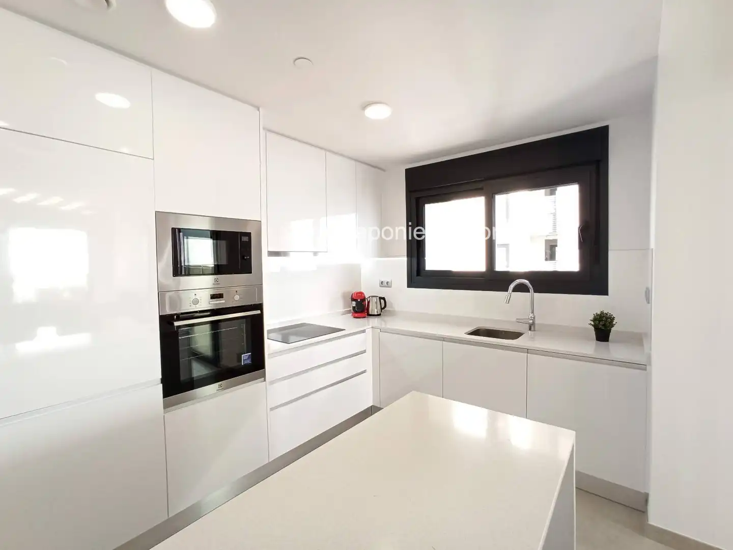 Kitchen of Flat for rent in Benidorm  with Air Conditioner, Terrace and Furnished