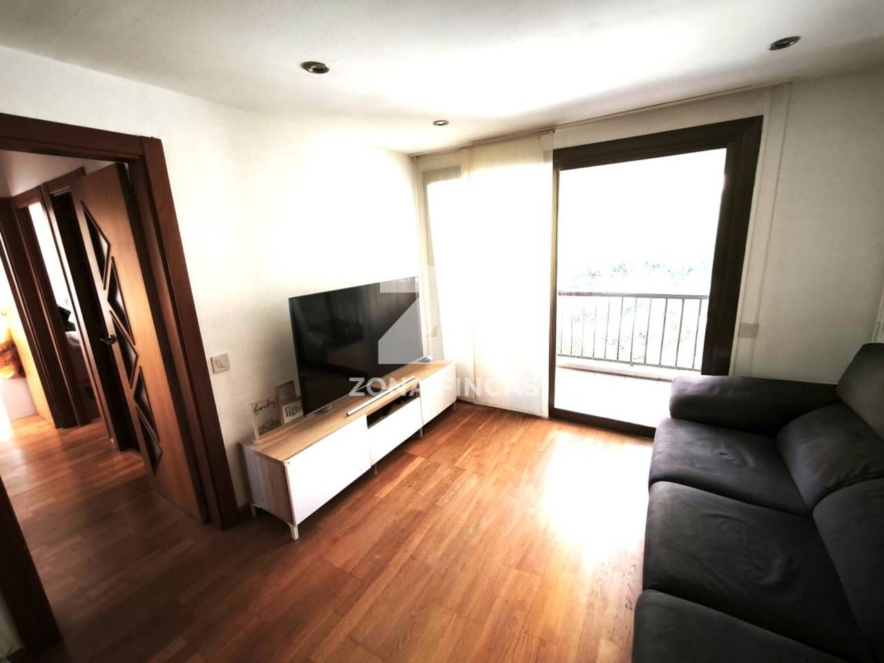 Sala de estar de Piso en venta en Santa Coloma de Gramenet con Aire acondicionado, Calefacción y Balcón