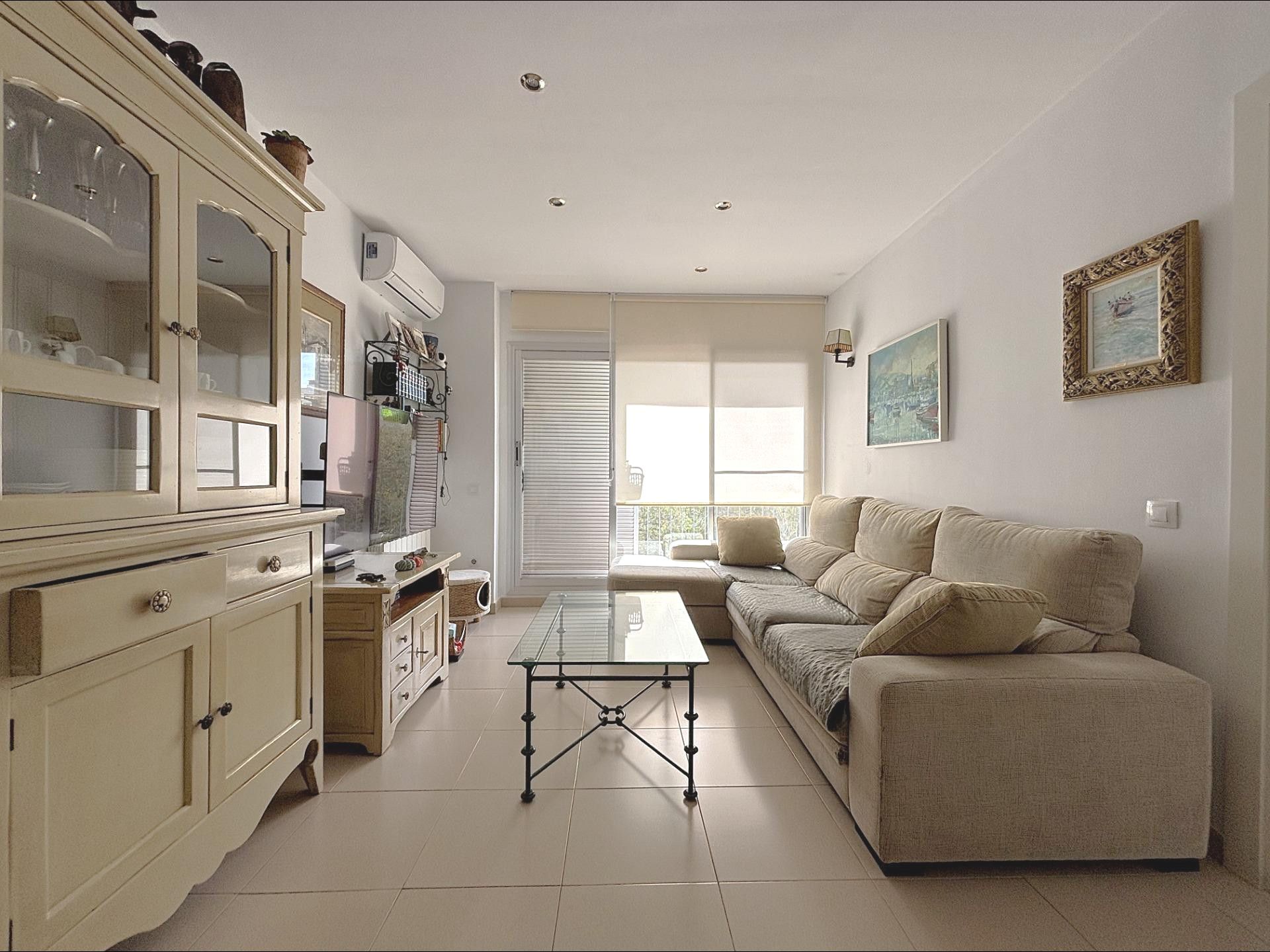 Living room of Flat for sale in Sant Pere de Ribes  with Air Conditioner, Heating and Balcony