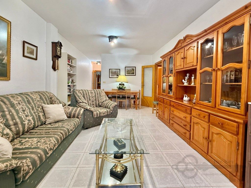Living room of Flat for sale in Cartagena  with Terrace, Furnished and Balcony