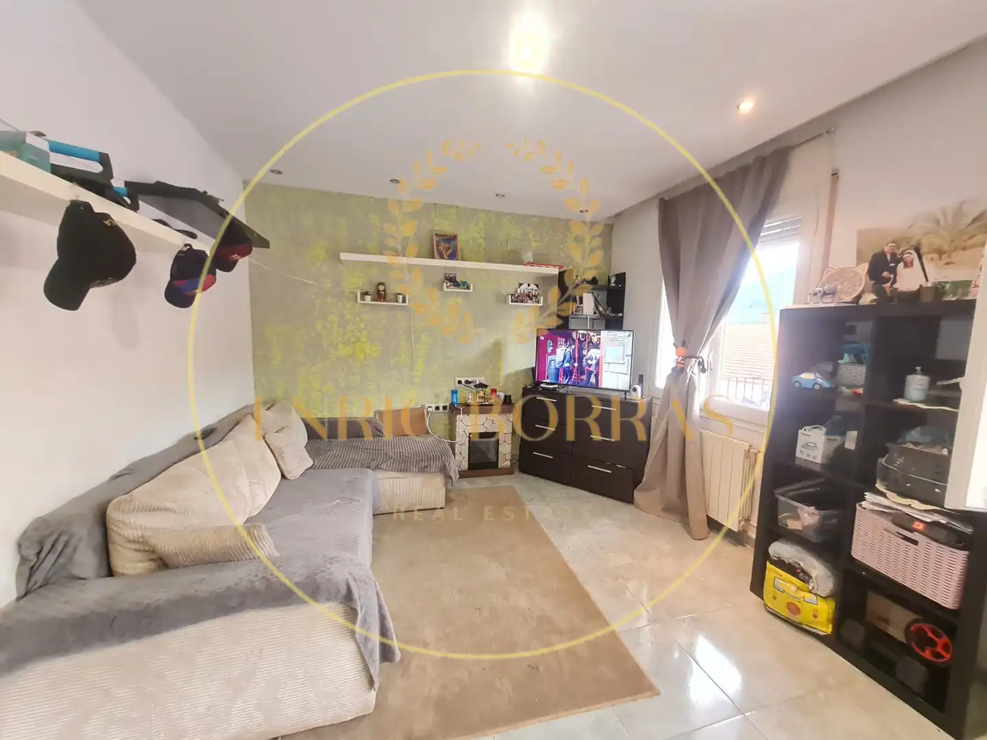 Sala de estar de Piso en venta en Puig-reig con Calefacción, Trastero y Amueblado
